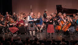 The San Francisco Scottish Fiddlers Logo