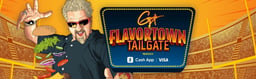 Guy Fieri's Flavortown Tailgate Super Bowl Party Logo