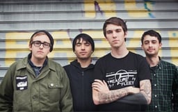 Joyce Manor, Militarie Gun, Teen Mortgage & Combat logo