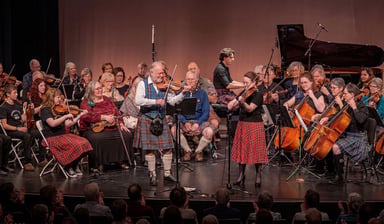 The San Francisco Scottish Fiddlers Logo
