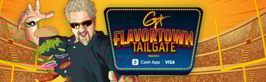 Guy Fieri's Flavortown Tailgate Super Bowl Party Logo