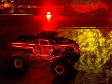 Hot Wheels Monster Trucks Live Glow-N-Fire Logo