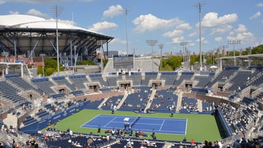 Grandstand Stadium at National Tennis Center Logo