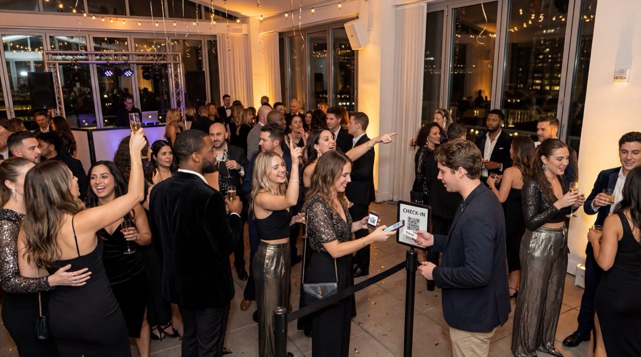 TickPick event management dashboard for a New Year’s Eve gala