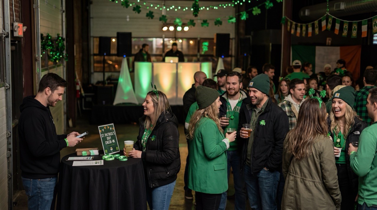 TickPick event management dashboard for a St. Patrick’s Day pub crawl