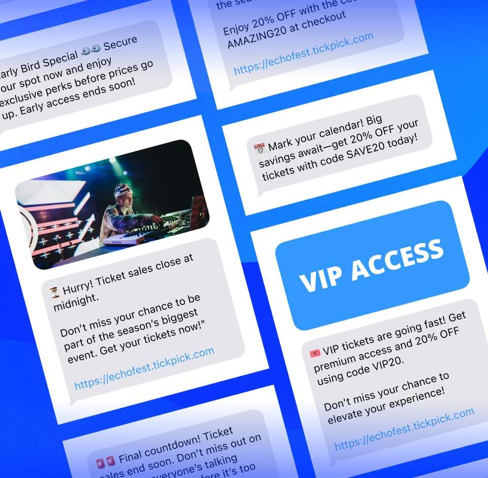 SMS campaigns and marketing tools