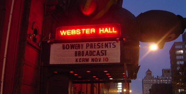 Webster Hall New York Seating Chart