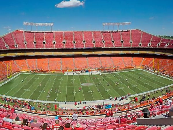 Geha Field At Arrowhead Stadium Seat Views Section By Section