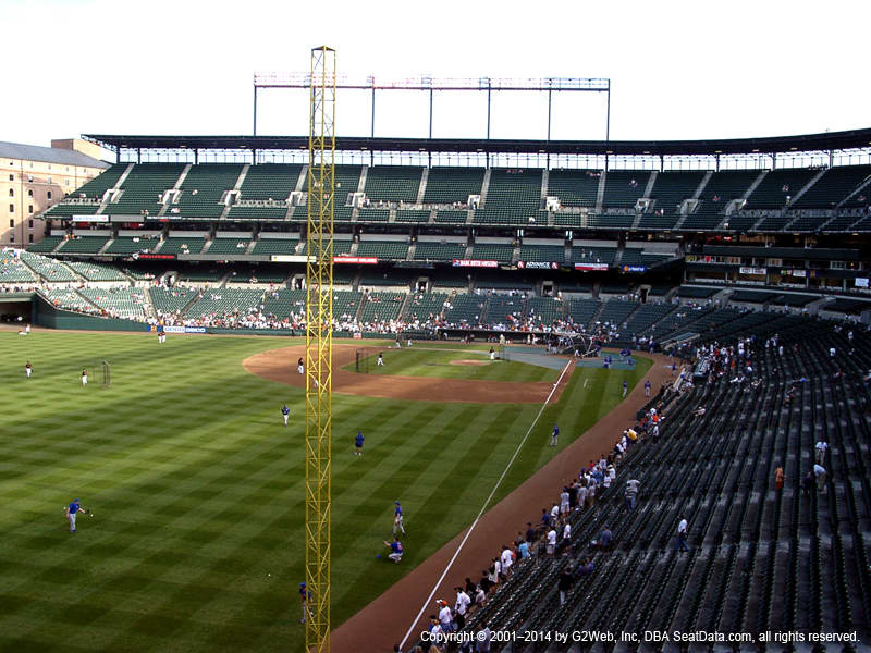 Orioles Seating Chart Rows