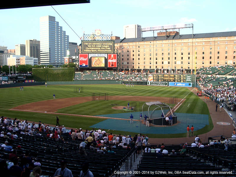Virtual Seating Chart For Camden Yards
