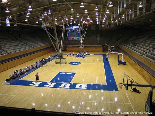 Cameron Indoor Stadium Seat Views - Section by Section