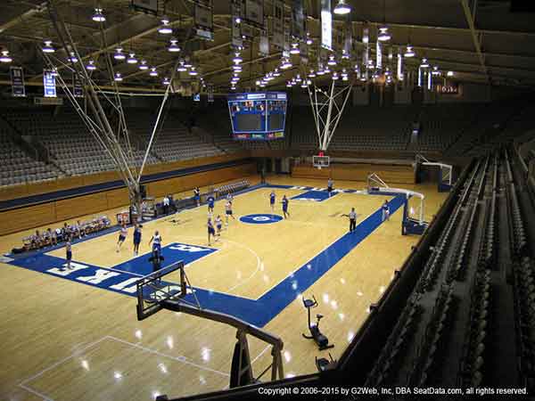 Cameron Indoor Stadium Seat Views - Section by Section