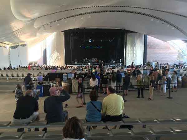 Ford Amphitheater at Coney Island Boardwalk Seat Views - Section by Section