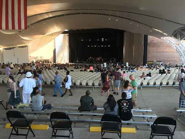 Ford Amphitheater at Coney Island Boardwalk Seat Views - Section by Section