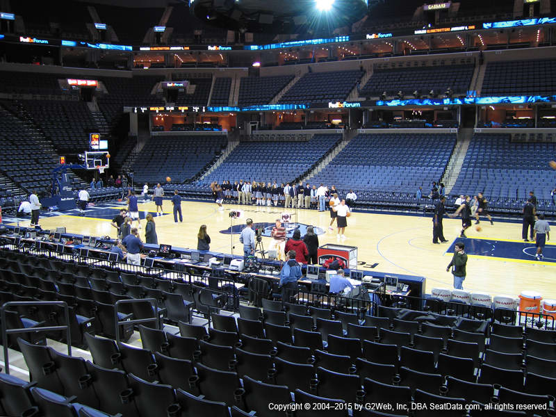 FedExForum Seat Views - Section by Section