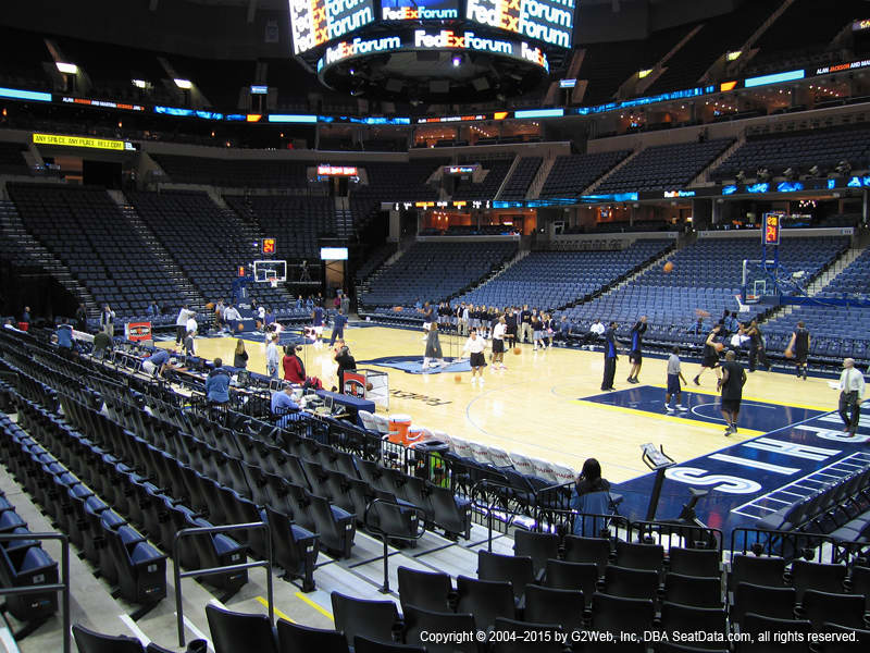 FedExForum Seat Views - Section by Section