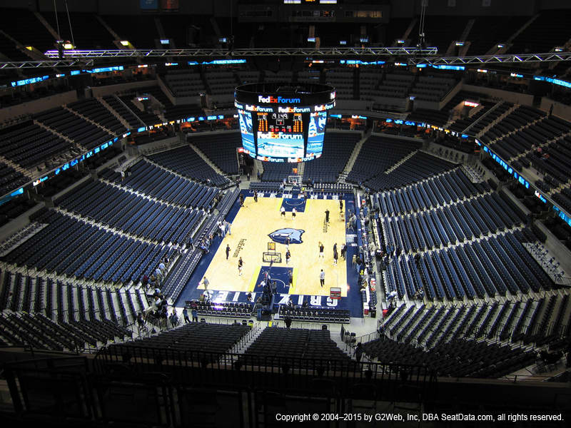 Fedexforum Seating Chart Memphis Tigers