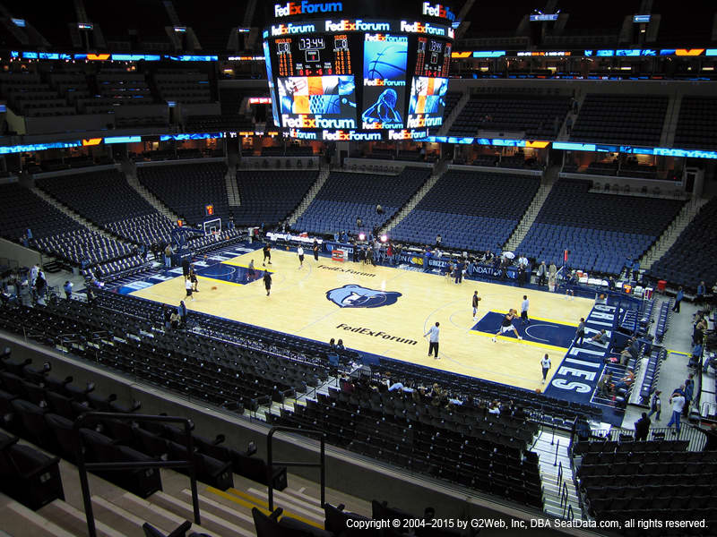 Fedex Forum Seating Chart 3d View