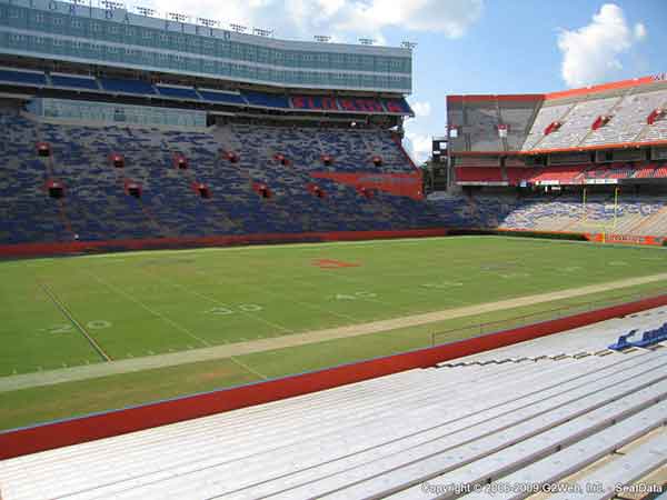 Ben Hill Griffin Stadium Seating Chart With Row Numbers