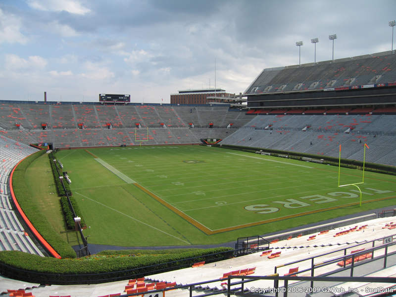 Jordan Hare Seating Chart With Rows