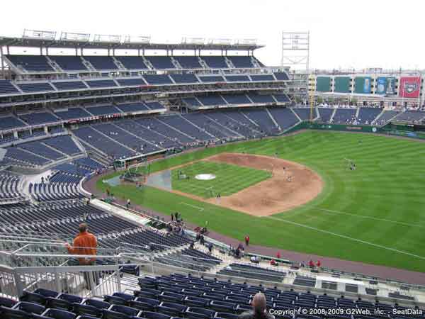 Nationals Park Seating Chart With Row Numbers