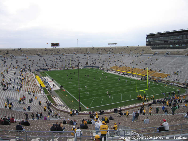 Notre Dame Stadium Football Seating Chart