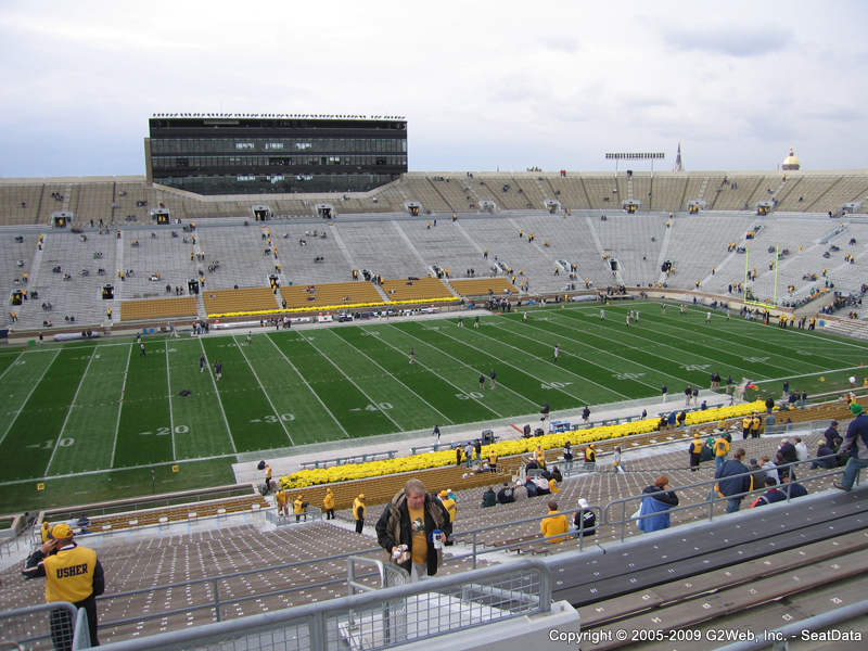 Notre Dame Stadium Seat Views - Section by Section
