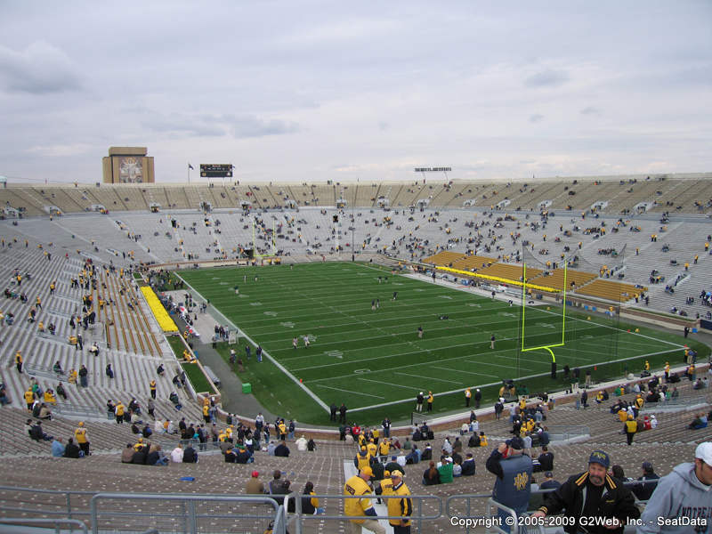 Notre Dame Football Seating Chart 3d