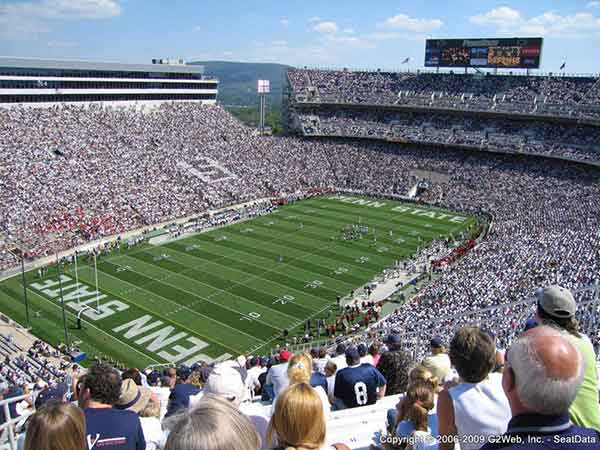 Beaver Stadium Seat Views - Section by Section