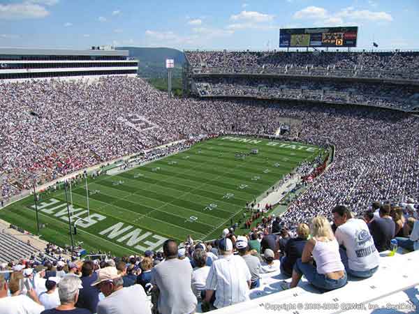 Beaver Stadium Seat Views - Section by Section