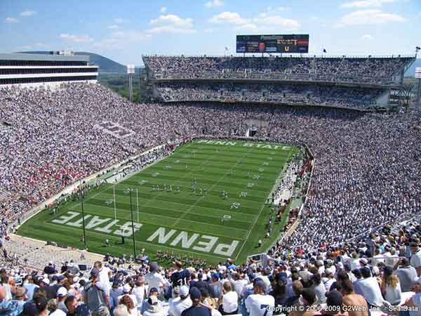 Beaver Stadium Seat Views - Section by Section