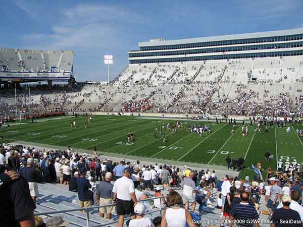 Beaver Stadium Seat Views - Section by Section