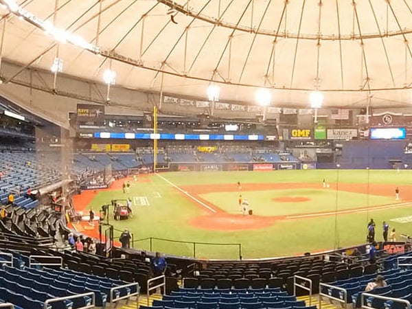 Tropicana Field Seating Chart Section 131