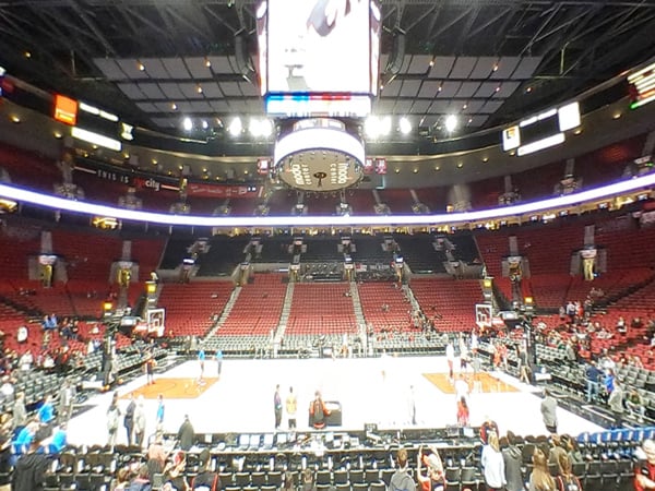 Moda Center Basketball Seating Chart