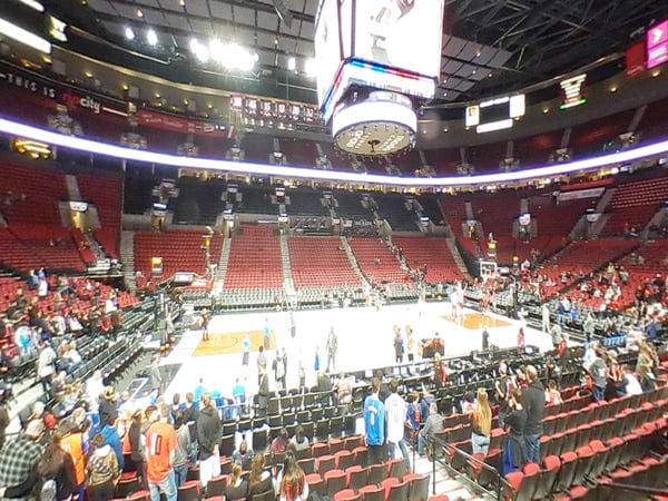 Moda Center Portland Seating Chart