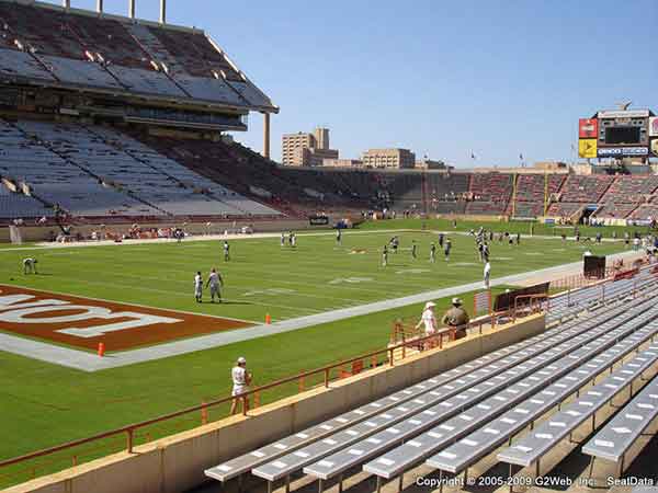 Darrell K. Royal - Texas Memorial Stadium Seat Views - Section by Section