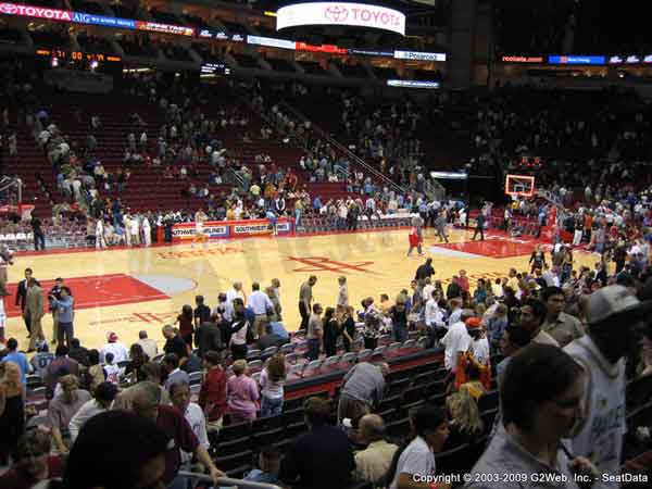 Toyota Center Seat Views - Section by Section