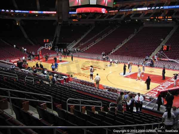 Toyota Center Seat Views - Section by Section
