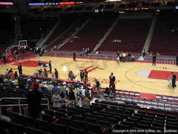 Toyota Center Seat Views - Section by Section