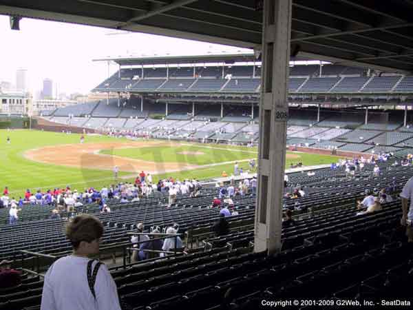 Wrigley Field Seating Chart With Row Numbers